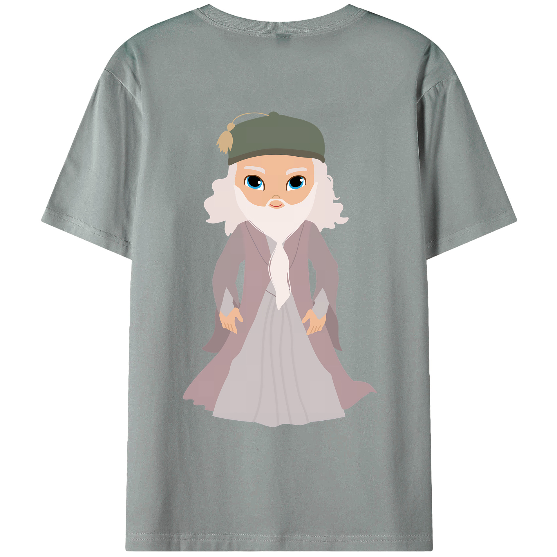 （画像用） Harry Potter ハリー・ポッターシリーズ 綿100％ メンズ半袖Tシャツ（バックプリント） 通気性